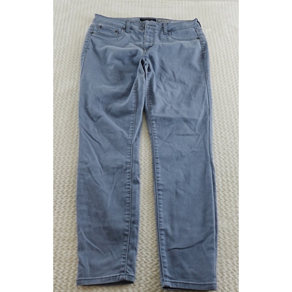 AEROPOSTALE SIZE 12  BLUE high waisted ankle  jegging